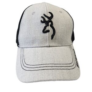 Browning Hat Mens Buckmark Logo Hunting Outdoors Casual‎ Western Cowboy Workwear